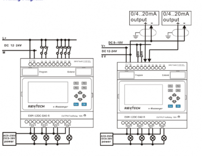 Схема устройства EXM-12DC-DAI-R-HMI
