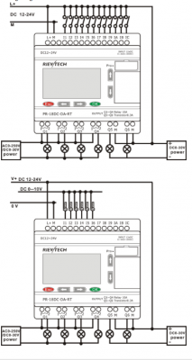 Схема устройства PR-18DC-DA-RT-HMI